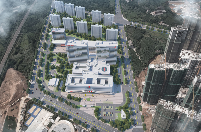 新建區(qū)人民醫(yī)院二部及疾控中心項目首樁開機施工 新建區(qū)人民醫(yī)院二部及疾控中心項目首樁開機施工