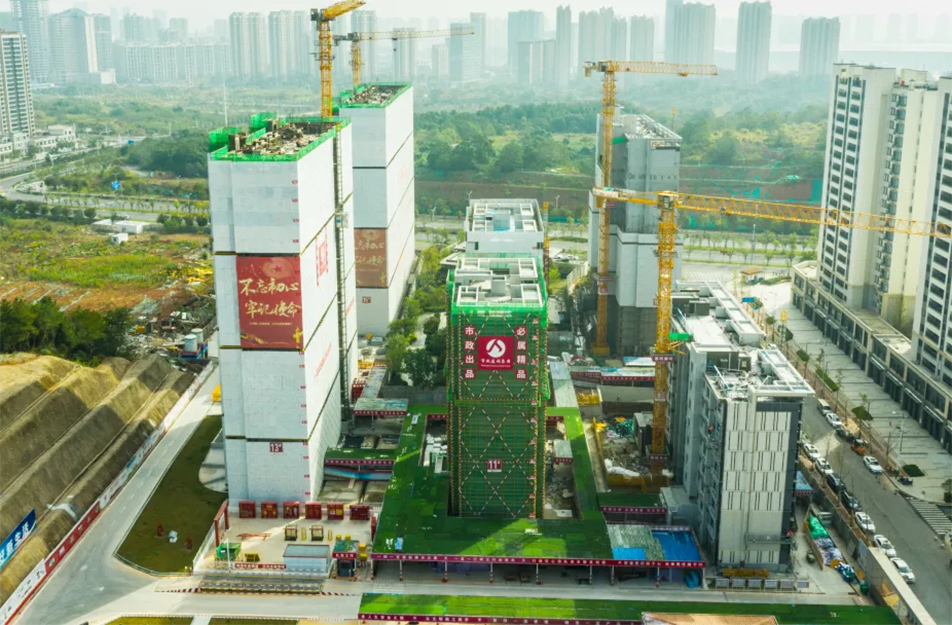 南昌市政建設集團有限公司聯發(fā)悅尚居項目(聯發(fā)九龍和悅)全面封頂 南昌市政建設集團有限公司聯發(fā)悅尚居項目(聯發(fā)九龍和悅)全面封頂